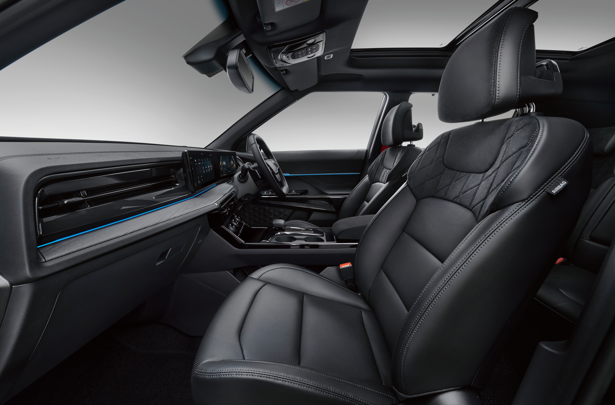 Black Suede interior