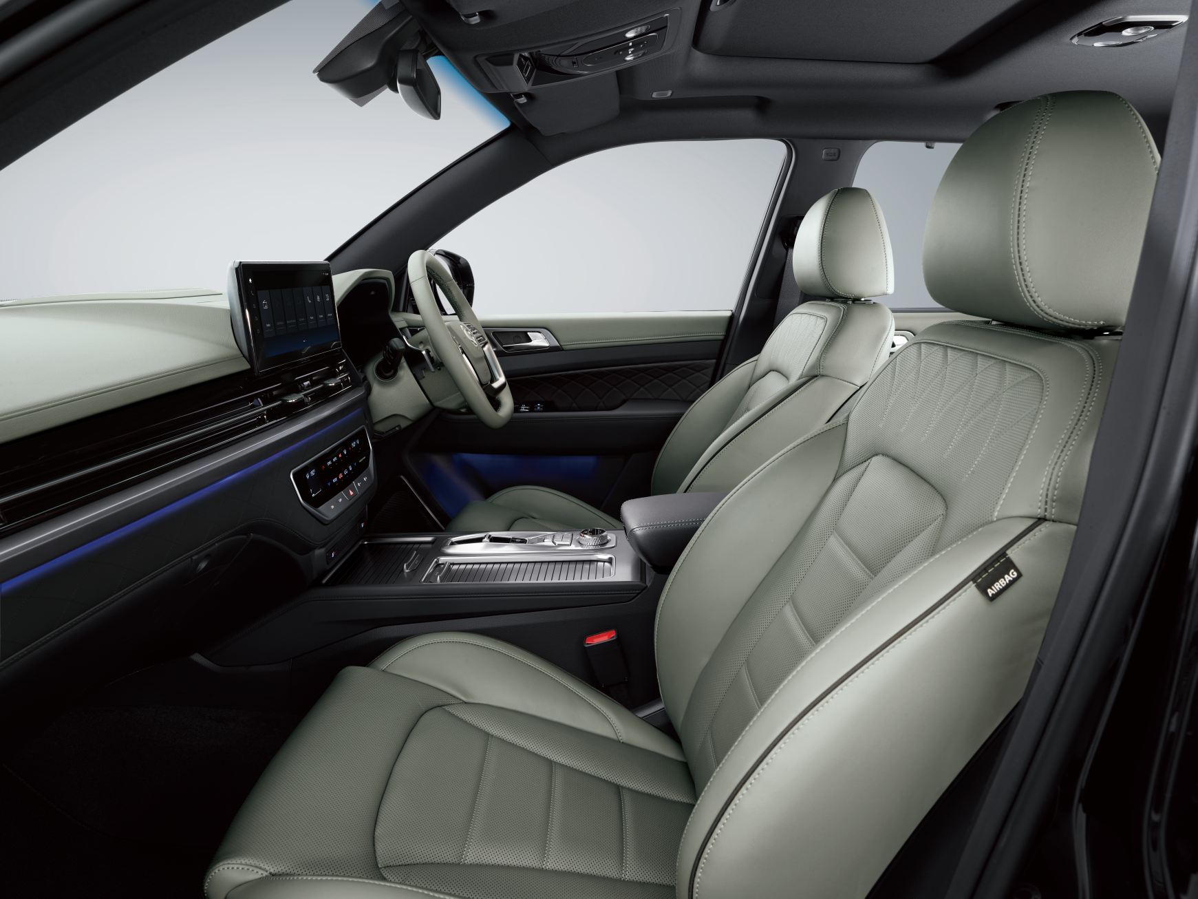 Khaki interior