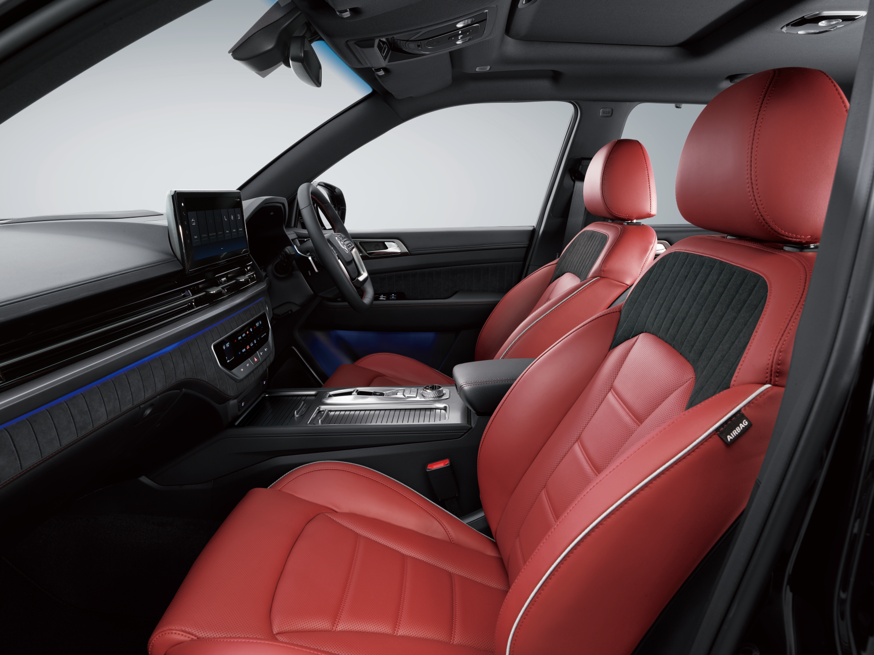 Maroon Red interior
